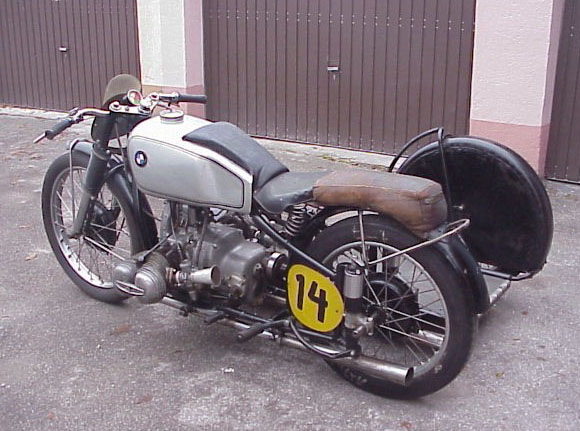 R75 powered sidecar rig